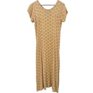 Wind River Y2K Boho Cottage Hippie Electic Granola Sun Celestial Midi Dress S